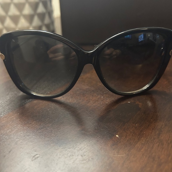 Tom Ford Black Butterfly Oversized Sunglasses
